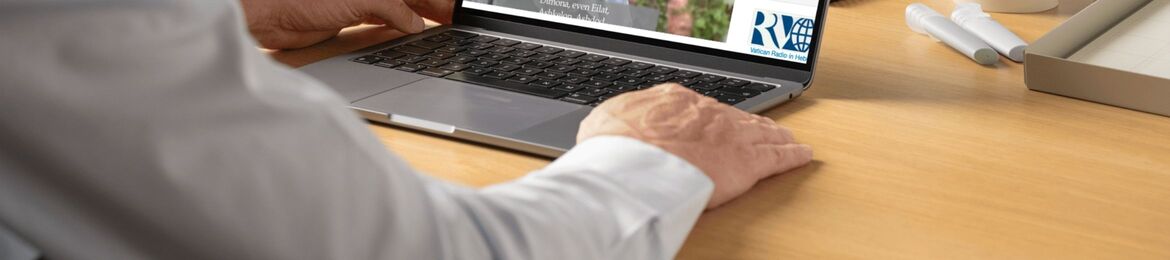 Informational website layout preview on a desktop screen