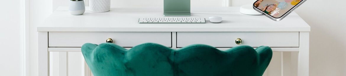 Local business website preview shown on a desktop computer